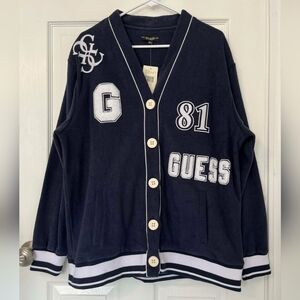 Guess Varsity Cardigan (M)